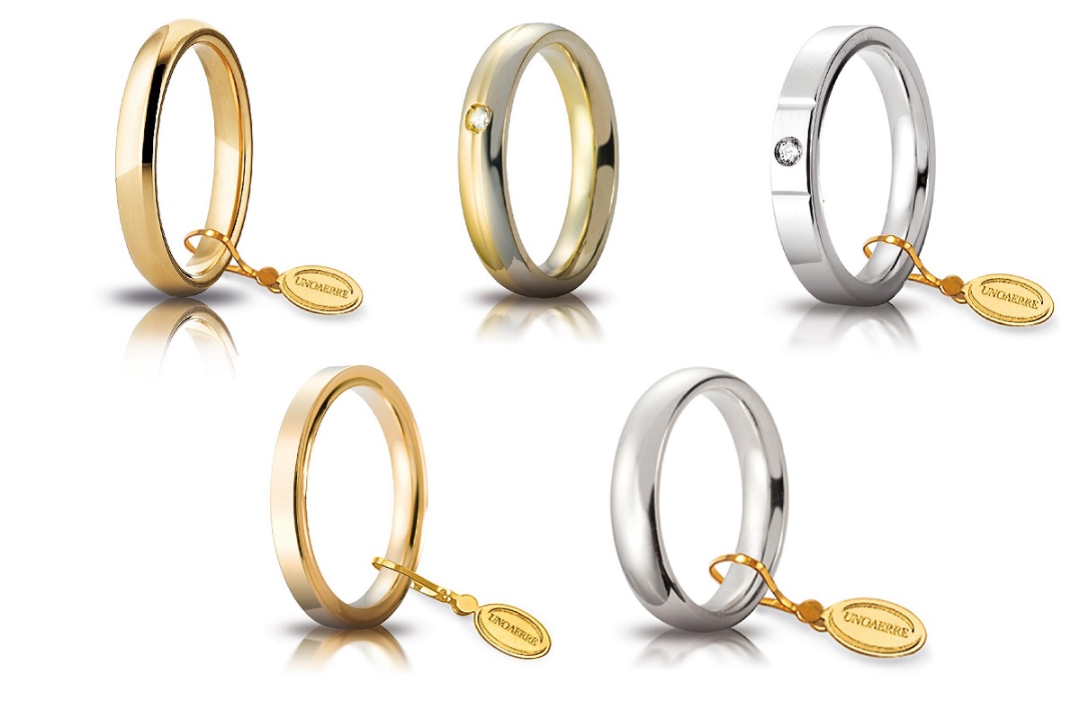 New wedding bands by Unoaerre